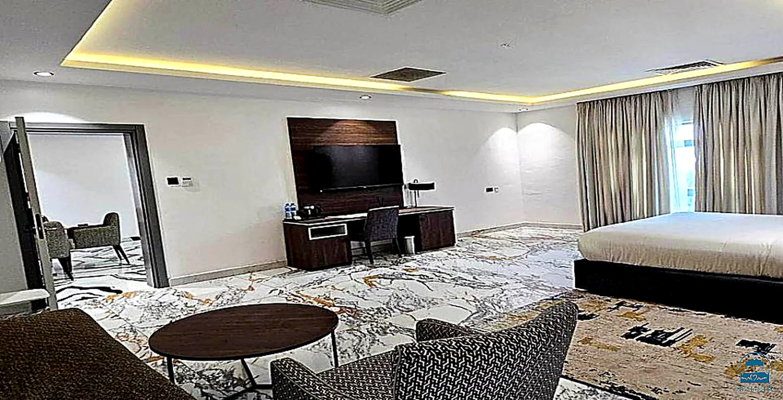 Spacious executive guest accommodation